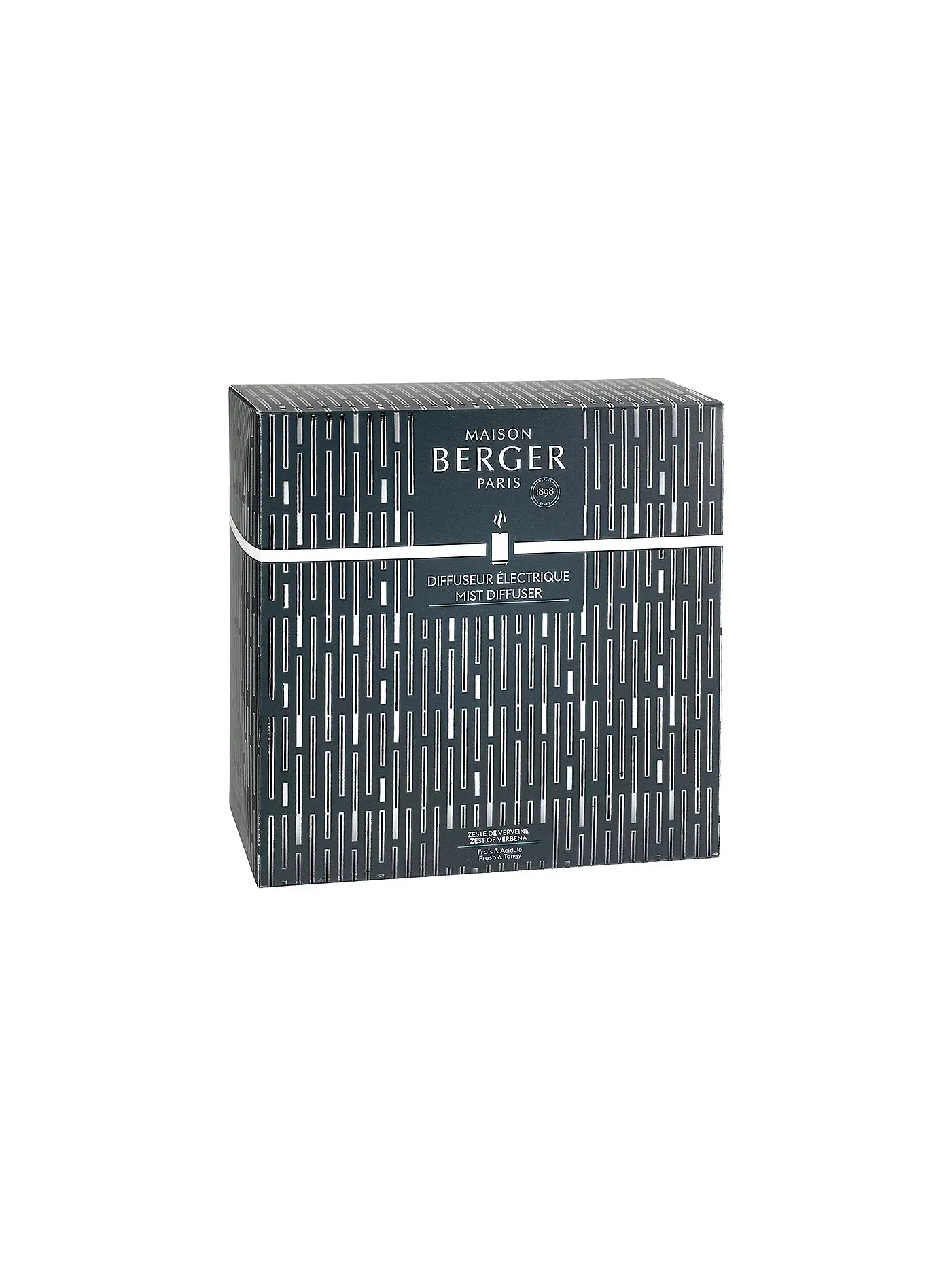 MAISON BERGER PARIS | Elektrischer Aroma Diffuser Amphora Schwarz - Zitronen-Verbene | 